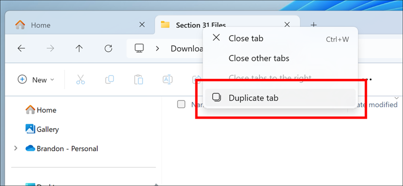 duplicate tab file explorer Windows 11 duplicate tab file explorer Windows 11