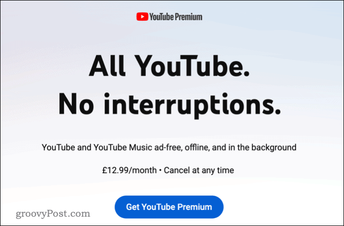 Google really wants you to sign up for YouTube Premium Google really wants you to sign up for YouTube Premium